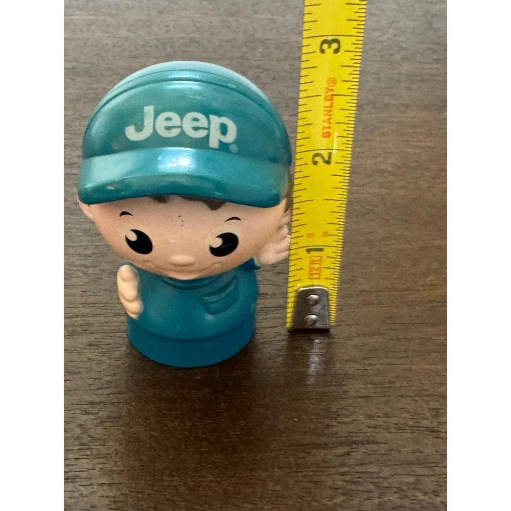 Mega Bloks First Builders Jeep Boy Figure Teal Hat AM90280